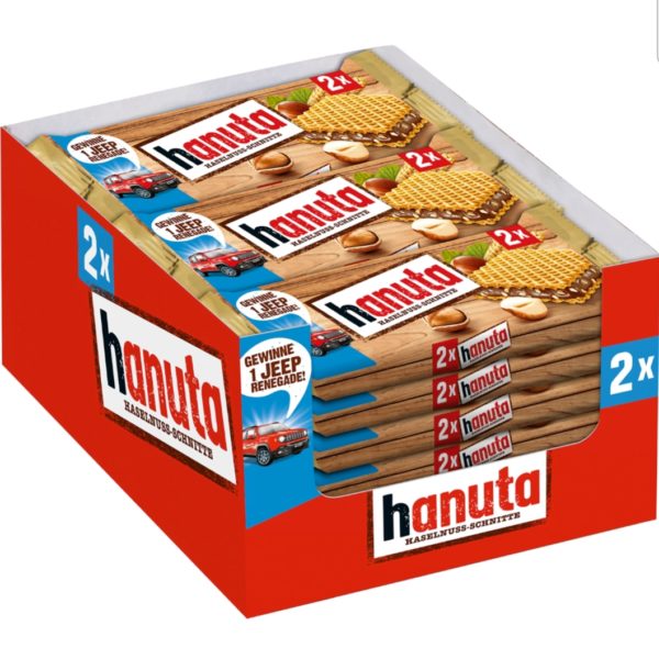 2 x Hanuta Chocolate Wafers 44g