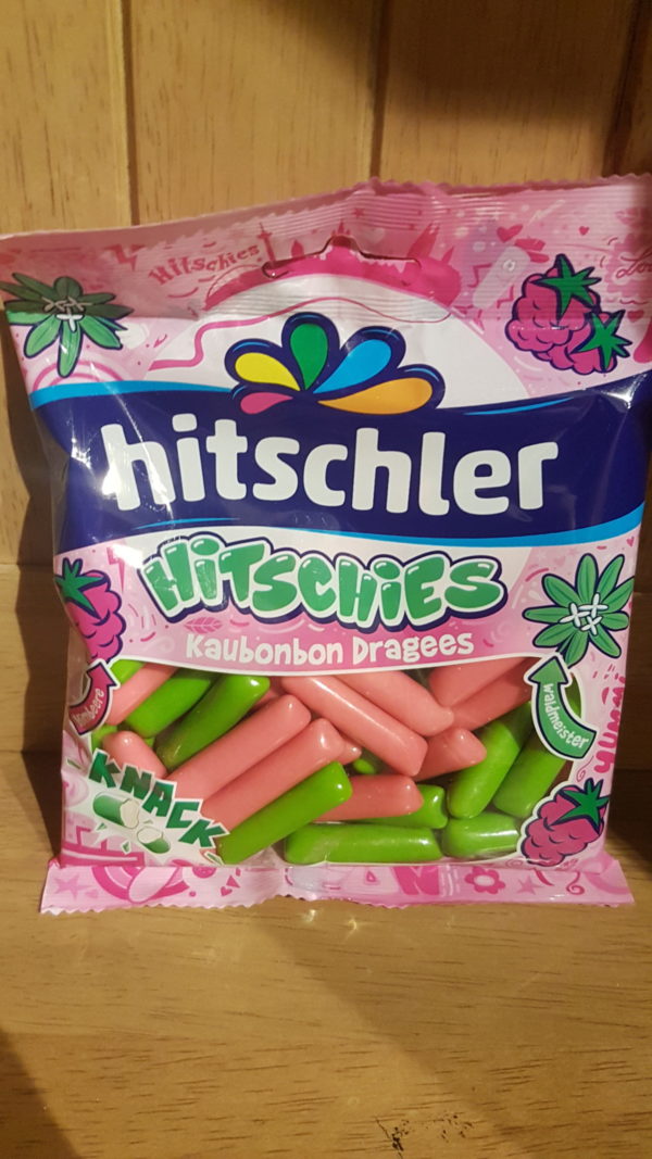 Hitschler Hitschies (Chewy Woodruff and Raspberry Candies) 150g
