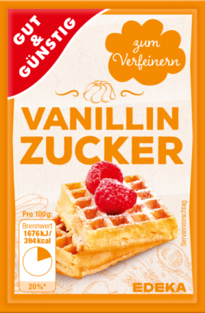 Vanillin Zucker (Vanilla Sugar) 15 x 8g Sachets