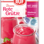 Rote Grütze (Raspberry Fruit Dessert) 3 x 43g packets.
