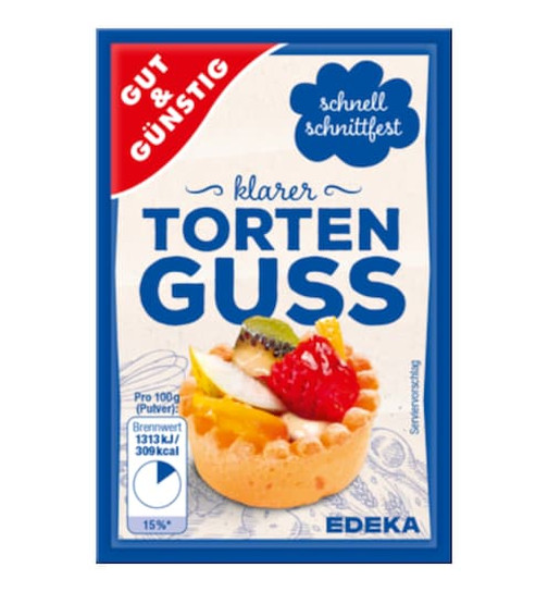 Torten Guss (Clear Cake Glaze) 6 x 12g sachets