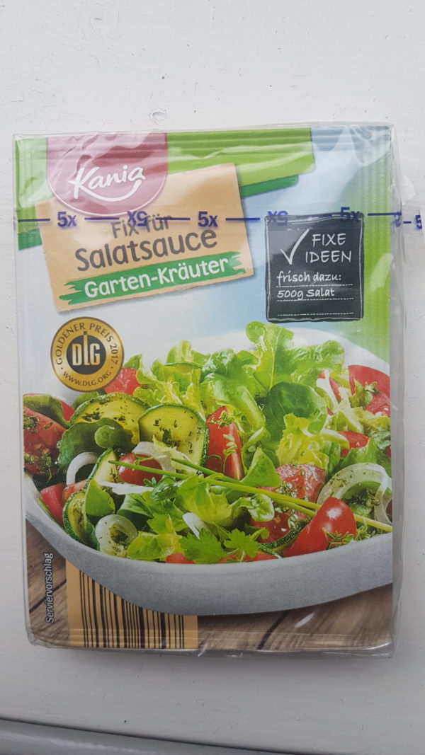 Kania Salad Sauce Fix, Kitchen Herbs 5 X 10g