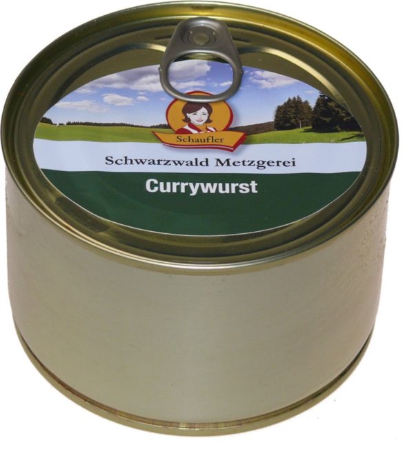 Currywurst Tin 400g